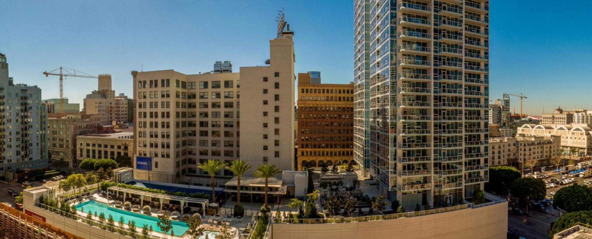 Отель Level Downtown La South Olive Лос-Анджелес Экстерьер фото
